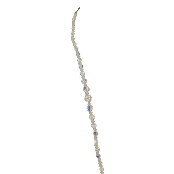 Womens Choker Style Beaded Necklace with Hook Clasp - Picture 4 of 5